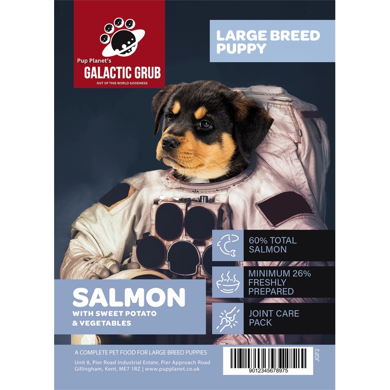 Galactic Grub Salmon (Large Breed, Puppy)