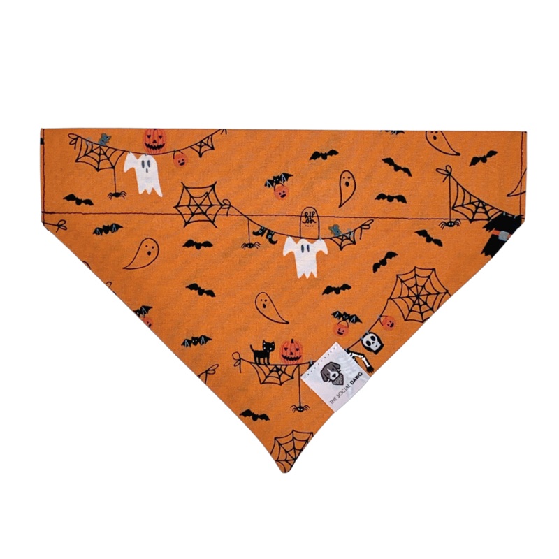 Halloween Spooky Slip-On Dog Bandana