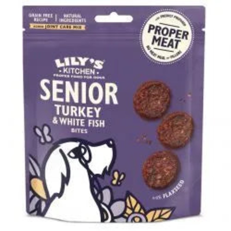 Lily's Kitchen Senior Dog Turkey & White Fish Treats