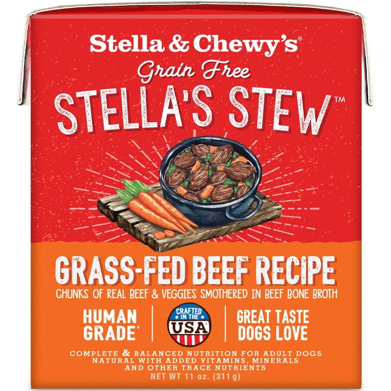 Stella & Chewy's Grass-Fed Beef Recipe Dog Stew - 11oz