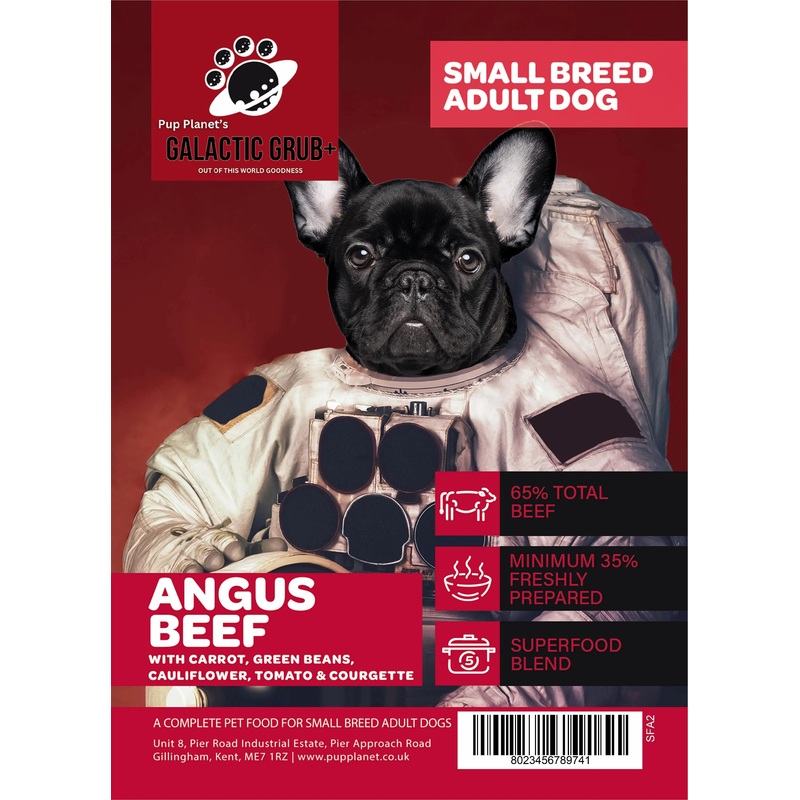 SUPERFOOD RANGE - Galactic Grub+ Angus Beef (Small Breed) with SUPERFOOD