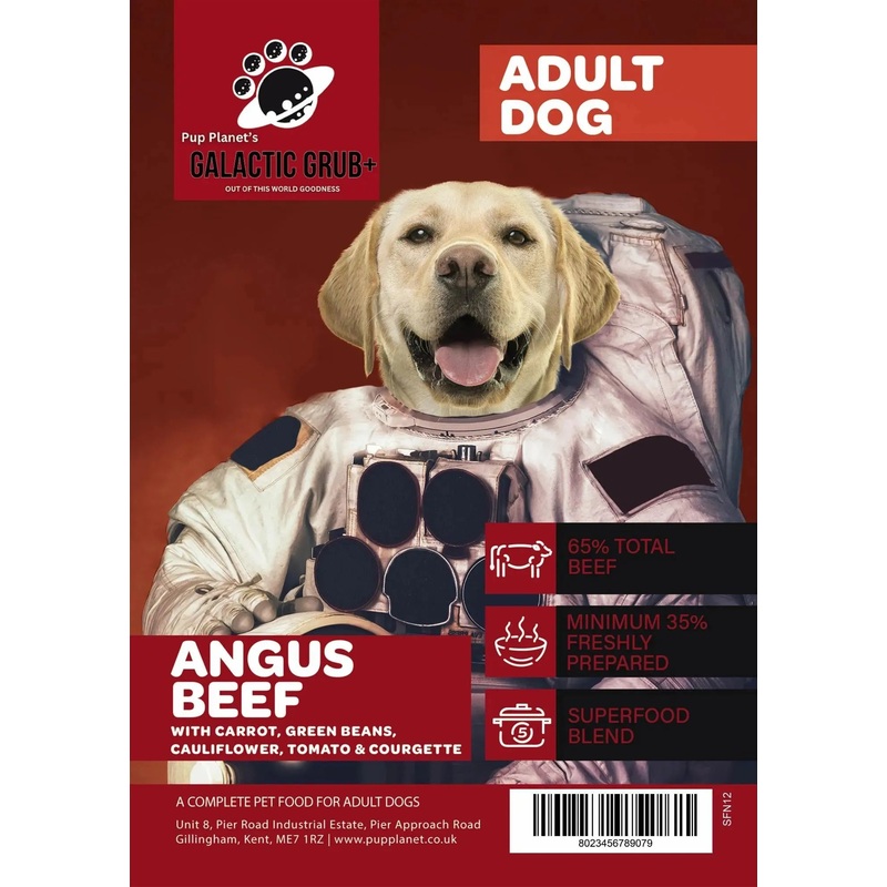 SUPERFOOD RANGE - Galactic Grub+ Angus Beef (Years 1-6) with SUPERFOOD