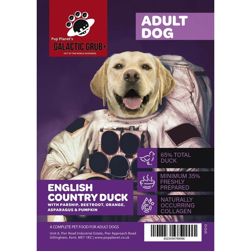 SUPERFOOD RANGE - Galactic Grub+ Duck (Years 1-6) with SUPERFOOD