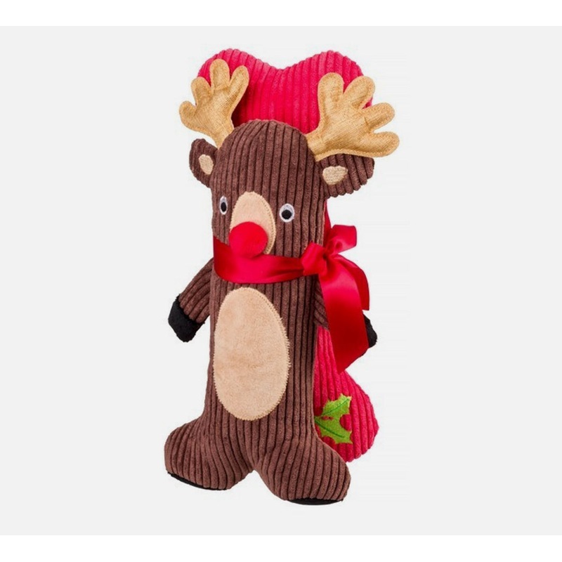 House of Paws Rudolph and Dog Bone Two pack