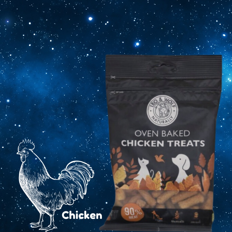 Leo & Wolf Oven Baked Chicken Treats 100G