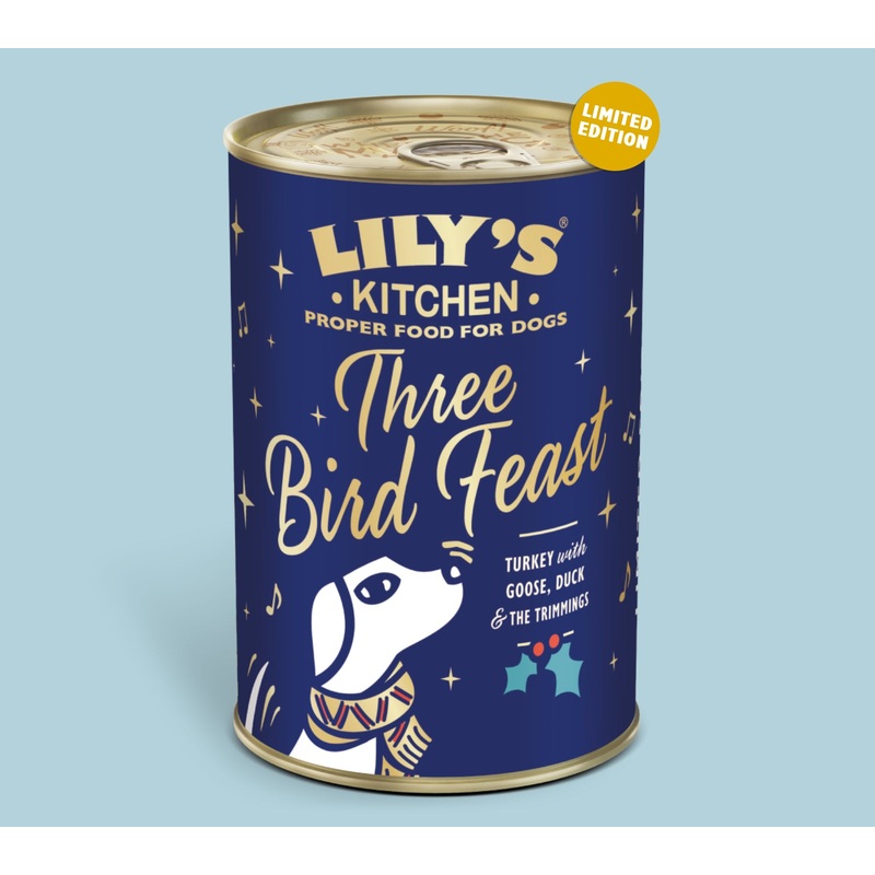 Lily's Kitchen Christmas Three Bird Feast Dinner - 400G