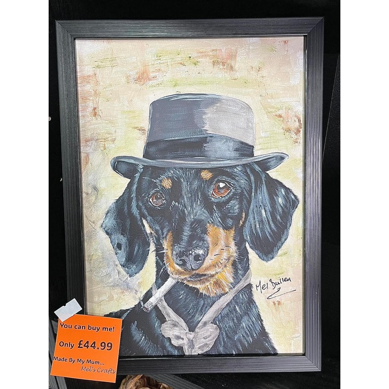 Mel's Crafts - Chain Smoking Dachshund