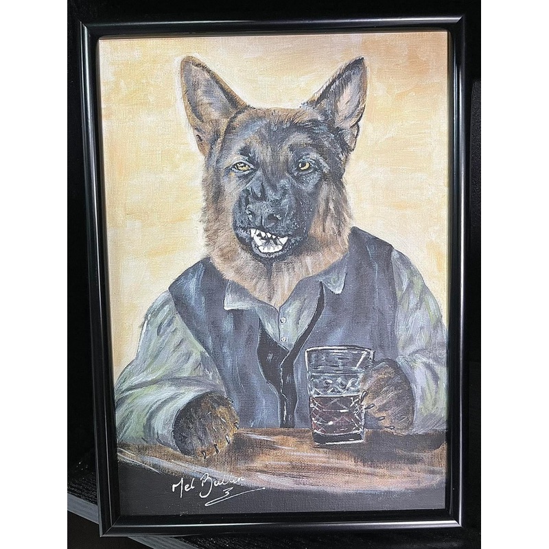 Mel's Crafts - Leave Me Alone German Shepherd