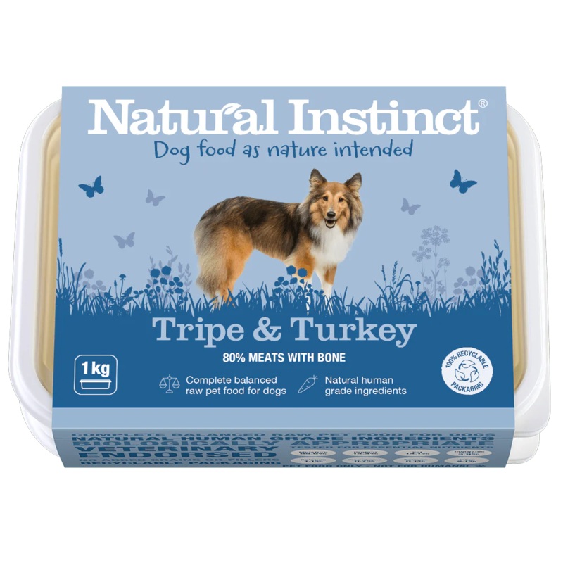 Natural Instinct - Natural Tripe & Turkey - Adult - 1kg