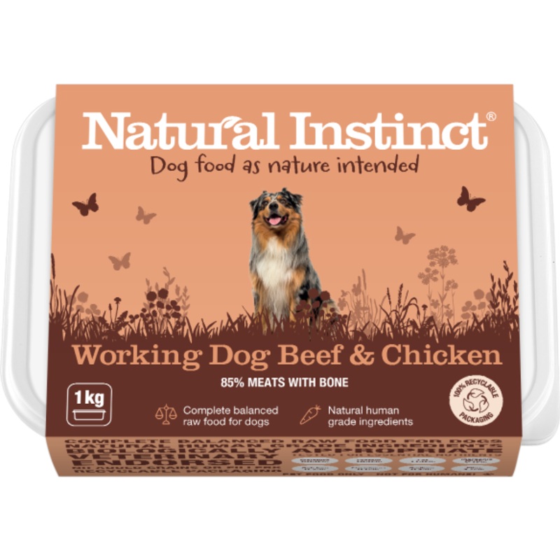 Natural Instinct - Working Dog Beef & Chicken - Adult - 1kg