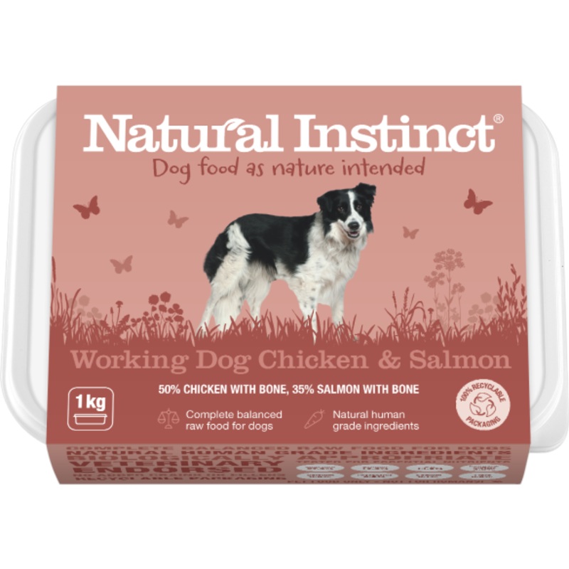 Natural Instinct - Working Dog Chicken & Salmon - Adult - 1kg