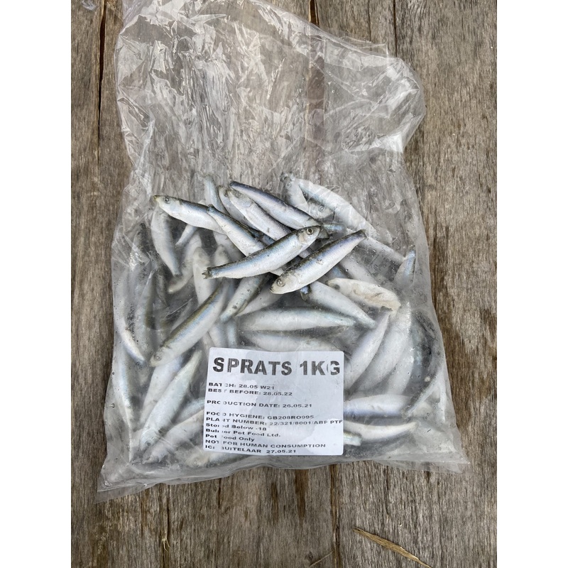 Bulmer Sprats 1KG (frozen-raw)