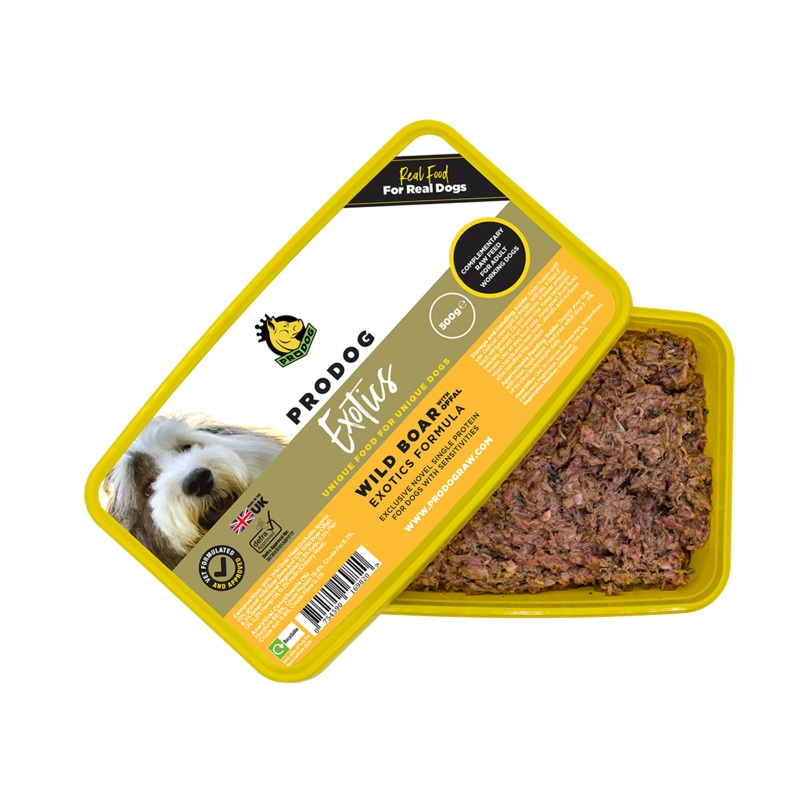 Exotics - Wild Boar with Offal ProDog Raw Dog Food