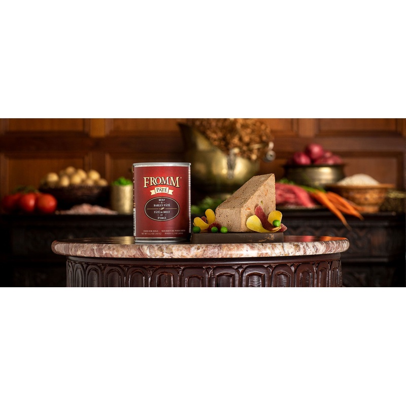 Fromm Gold Beef and Barley Pate Canned Dog Food