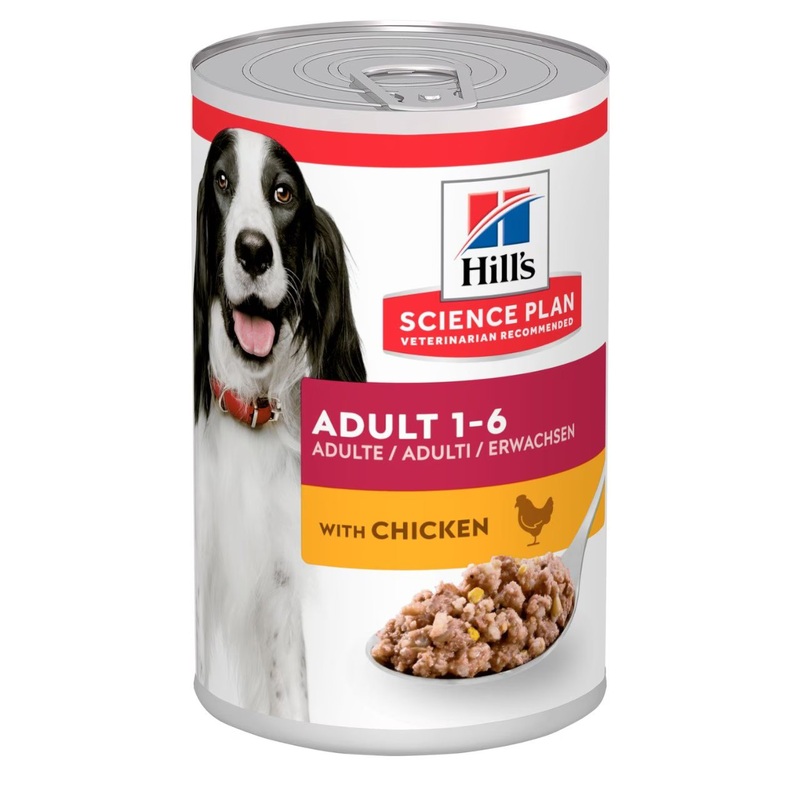 Hills -Adult Wet Dog Food with Chicken (12x370G)
