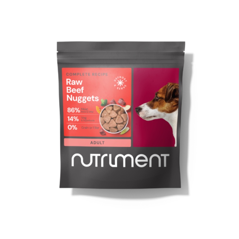 Raw Beef Nuggets Nutriment (Adult) 1kg