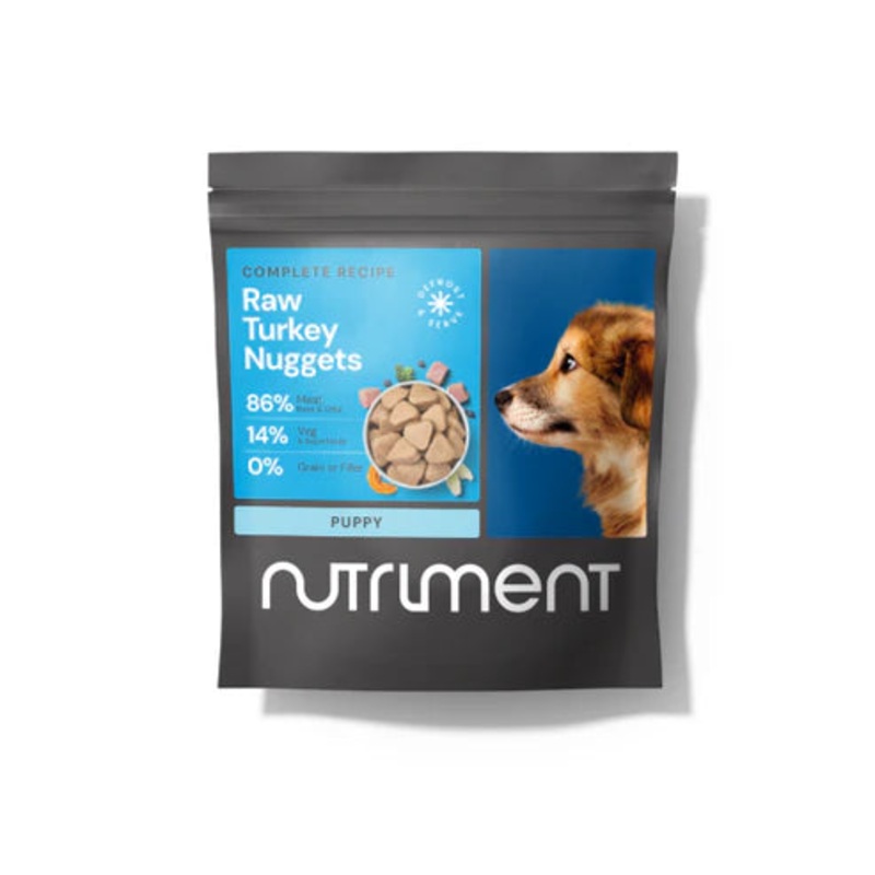 Raw Turkey & Beef Nuggets Nutriment (Puppy) 1kg