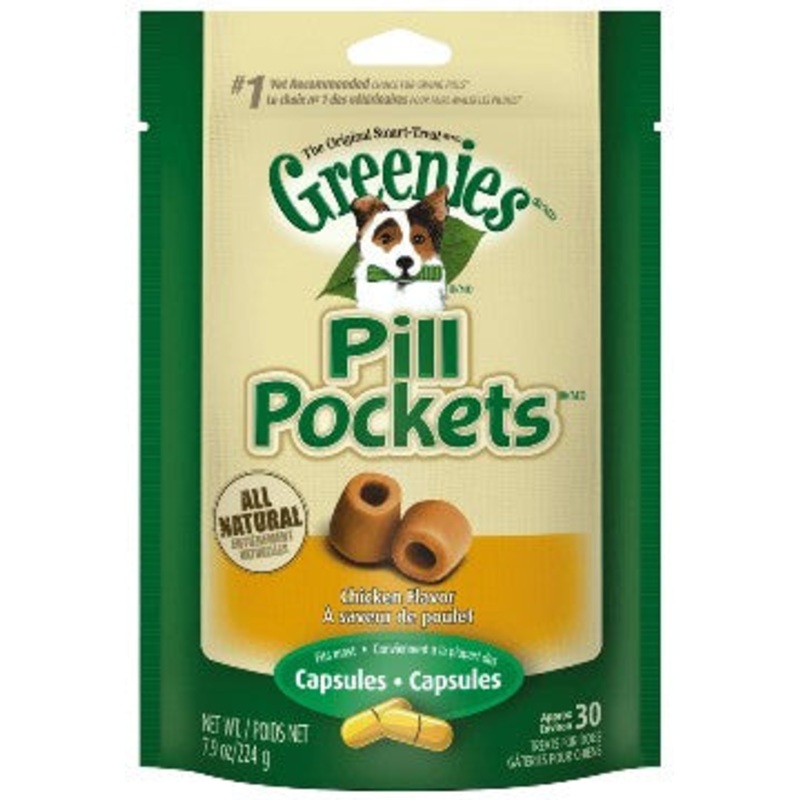 Greenies Dog Capsule Pill Pocket - Chicken 7.9 oz.