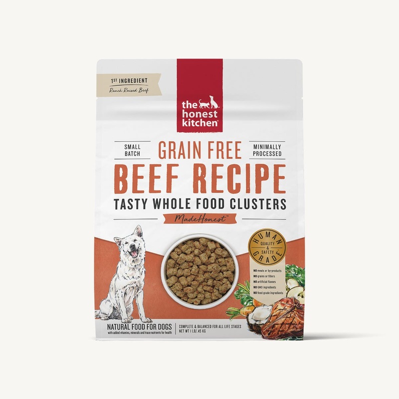 Honest Kitchen GF Beef Clusters 5 lb.