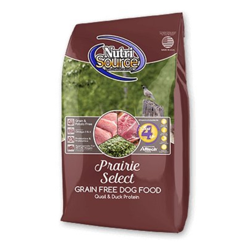 Nutri Source Grain Free Prairie (Quail) Select 30 lb.