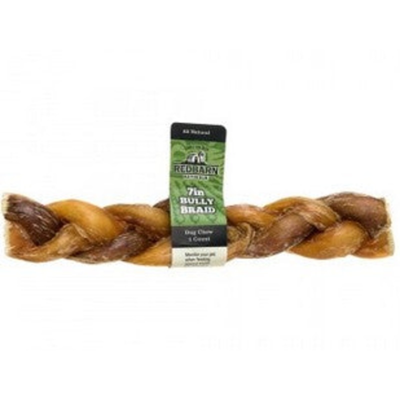 RedBarn Braided Bully Stick 7 in.