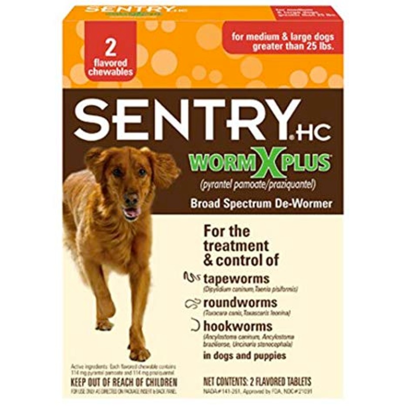 Sentry WormX Plus Large Dog 2 pk