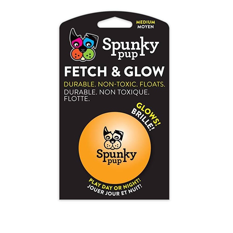 Spunky Pup Medium Fetch and Glow Ball