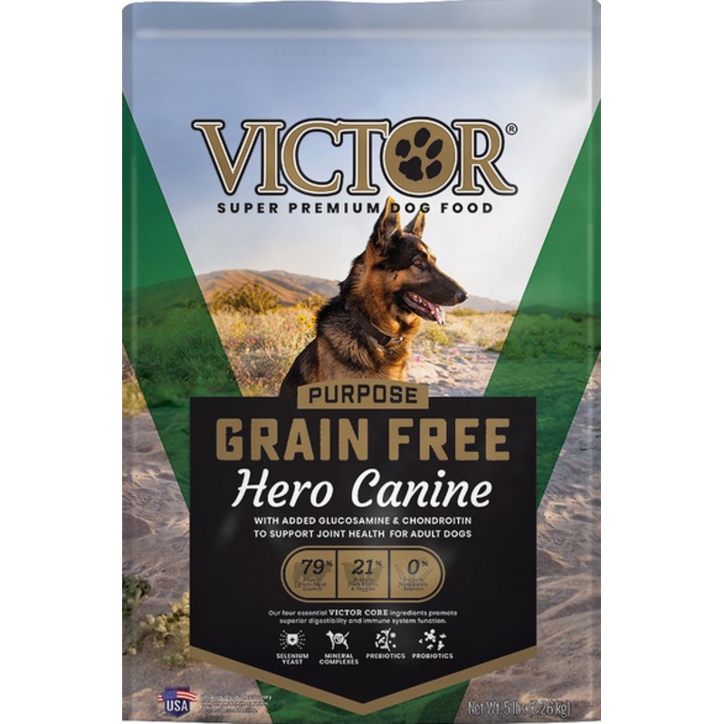 Victor Grain Free Hero Dog Food 5 lb.