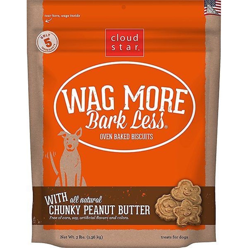WMBL Oven Baked Treats for Dogs w/ Peanut Butter 3 lb.