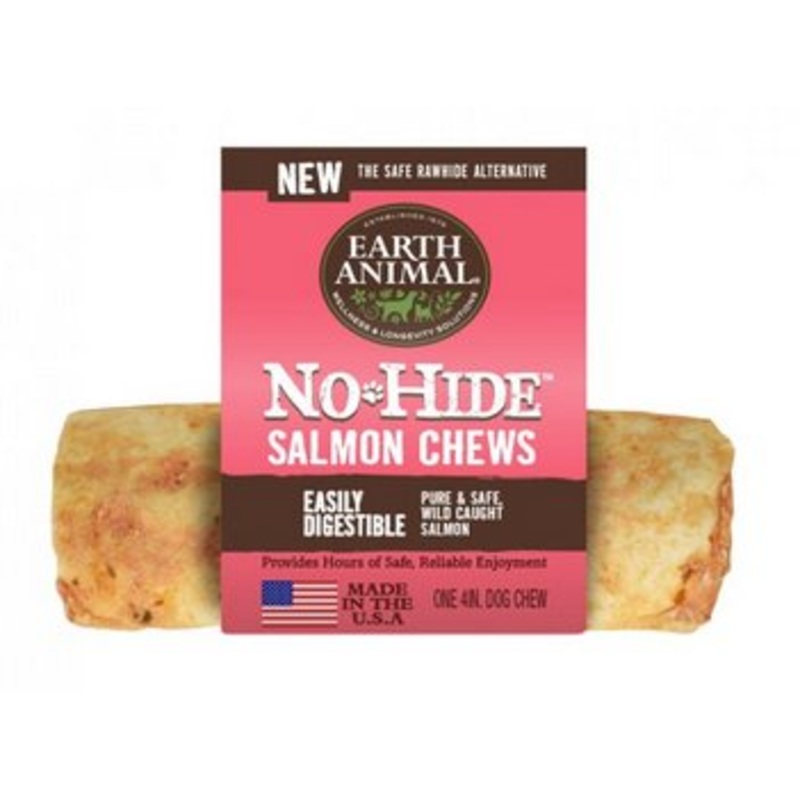 Earth Animal No-Hide Salmon Chew 4 in. (Each)