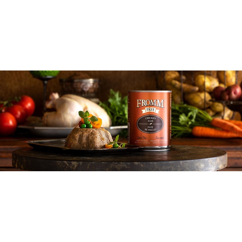 Fromm Gold Chicken Pate Canned Dog Food 12 oz.