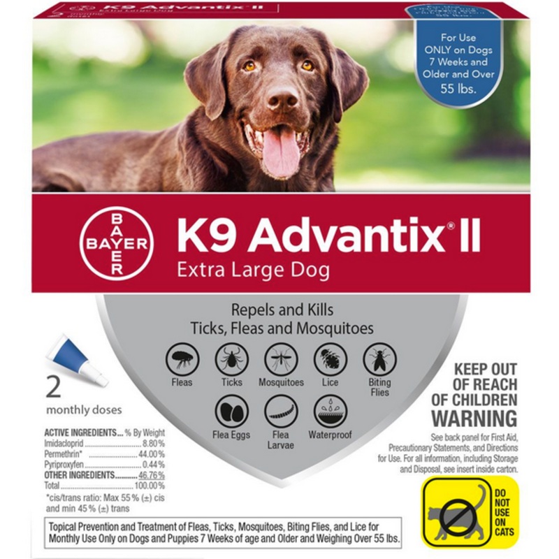 K9 Advantix II  X-Large Dog 2 Pack
