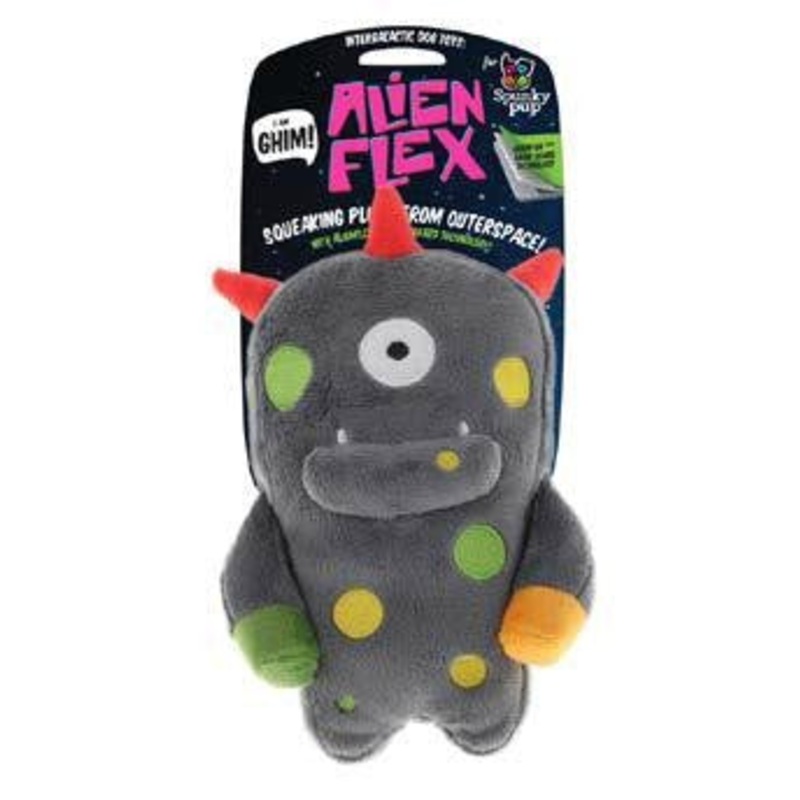 Spunky Pup Alien Flex Mini Plush