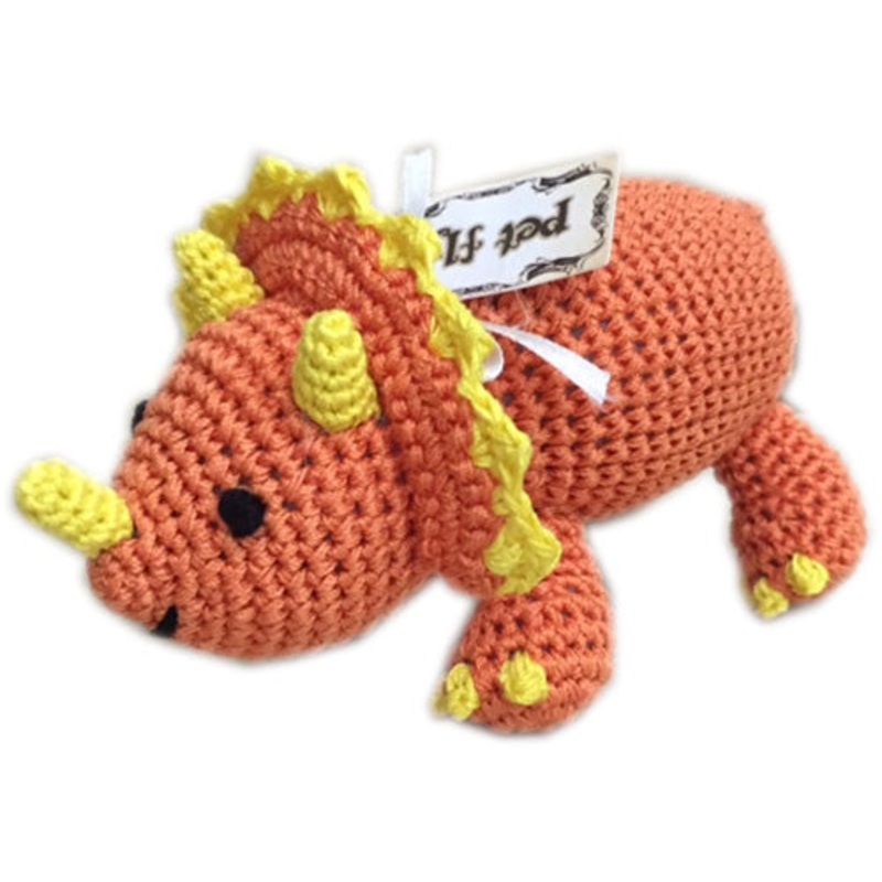 Bop the Triceratops Knit Toy