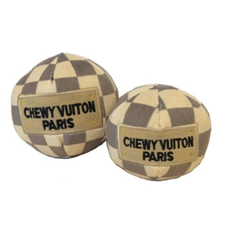 Checker Chewy Vuiton Ball