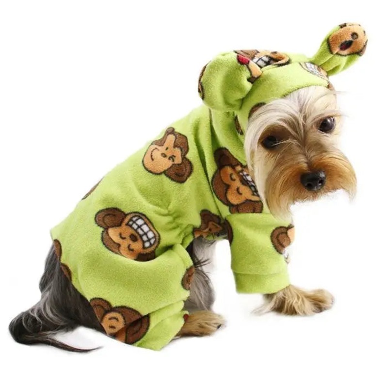 Green Monkey Face Pajamas