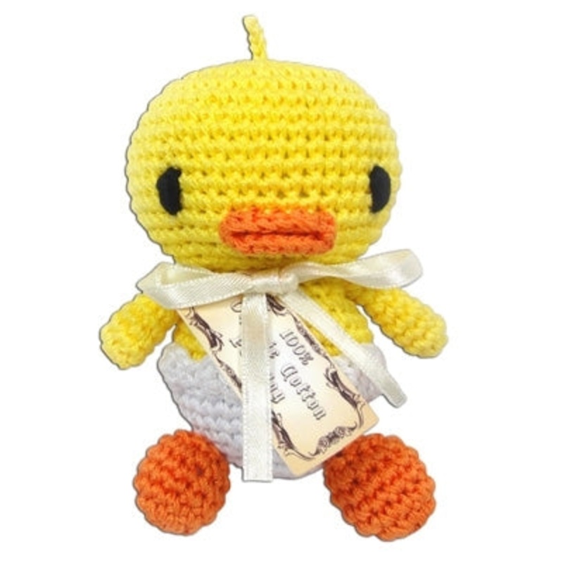 Hatch the Baby Duck Knit Toy
