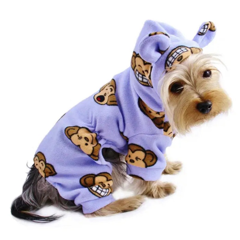 Lavender Monkey Face Pajamas