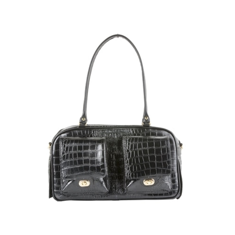 Petote Marlee Bag - Black Croco