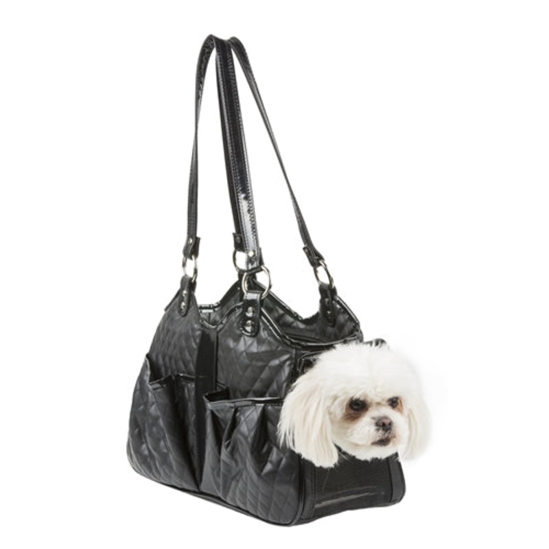 Petote Metro Bag Couture Collection - Black Quilted