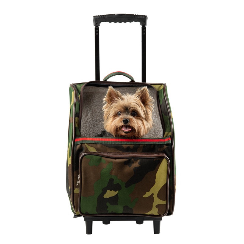 Petote Traveler Bag: Rio Couture Collection - Camo Stripe