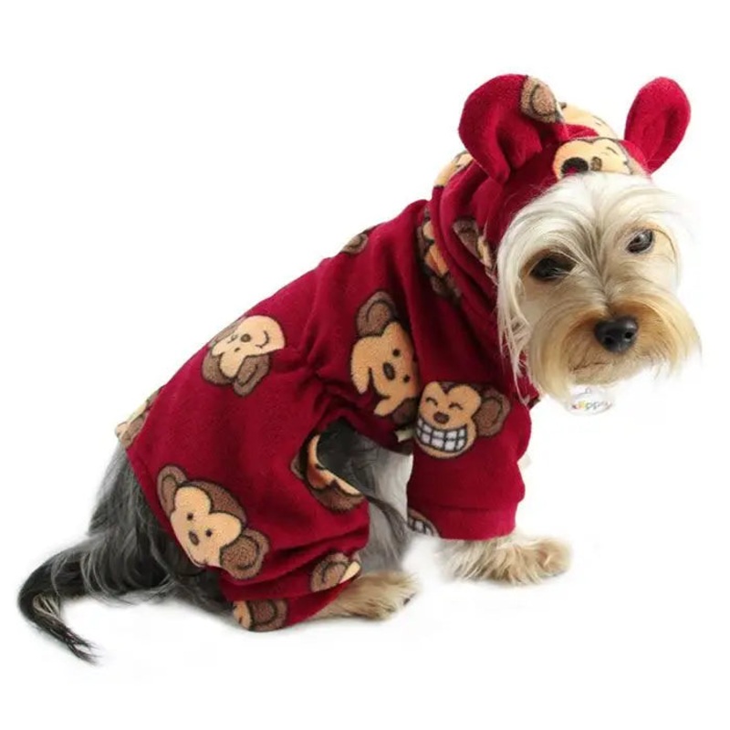Red Monkey Face Pajamas