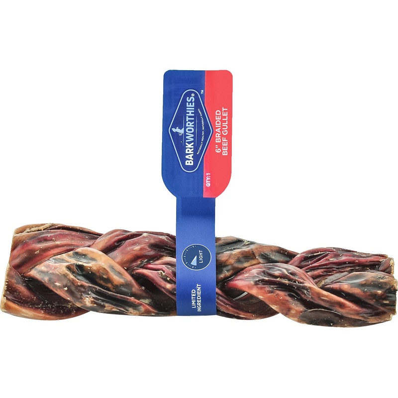 Braided Bully Stick Dog Treats