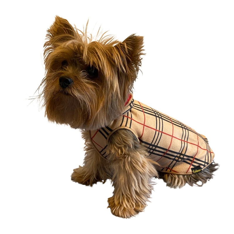 Duluth Double Fleece - Tan Plaid w/ Red Reverse EXCLUSIVE