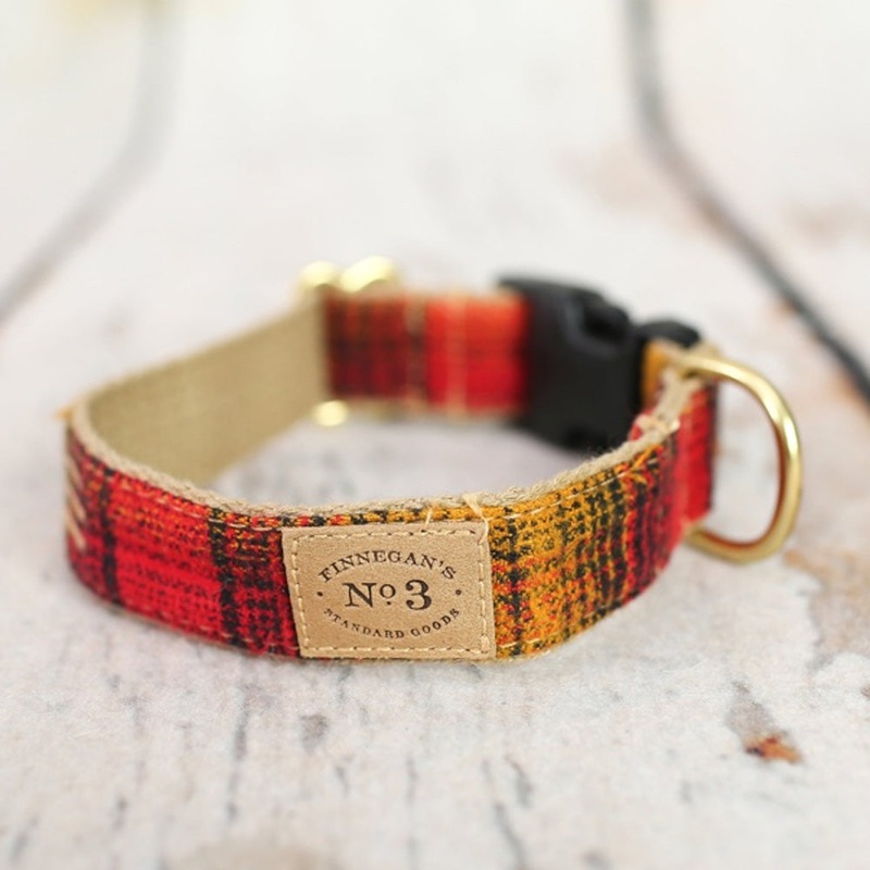 Finnegan's Standard Goods Red Mustard Collar