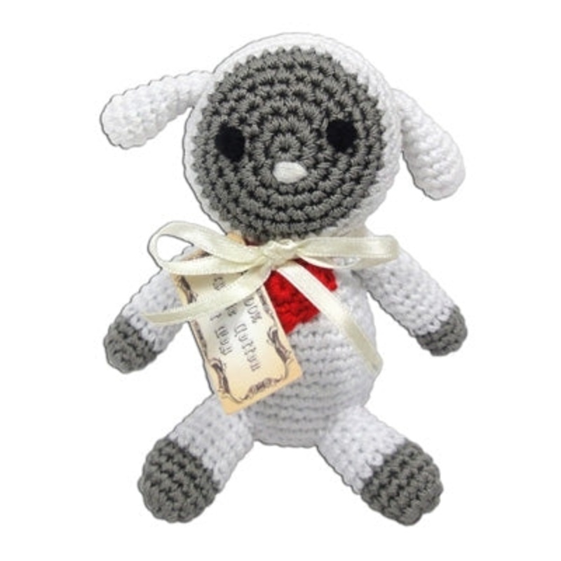 Fleece Lamb Knit Toy