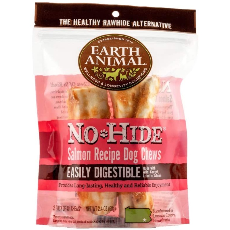 No Hide Salmon Chew 4" Two Pack