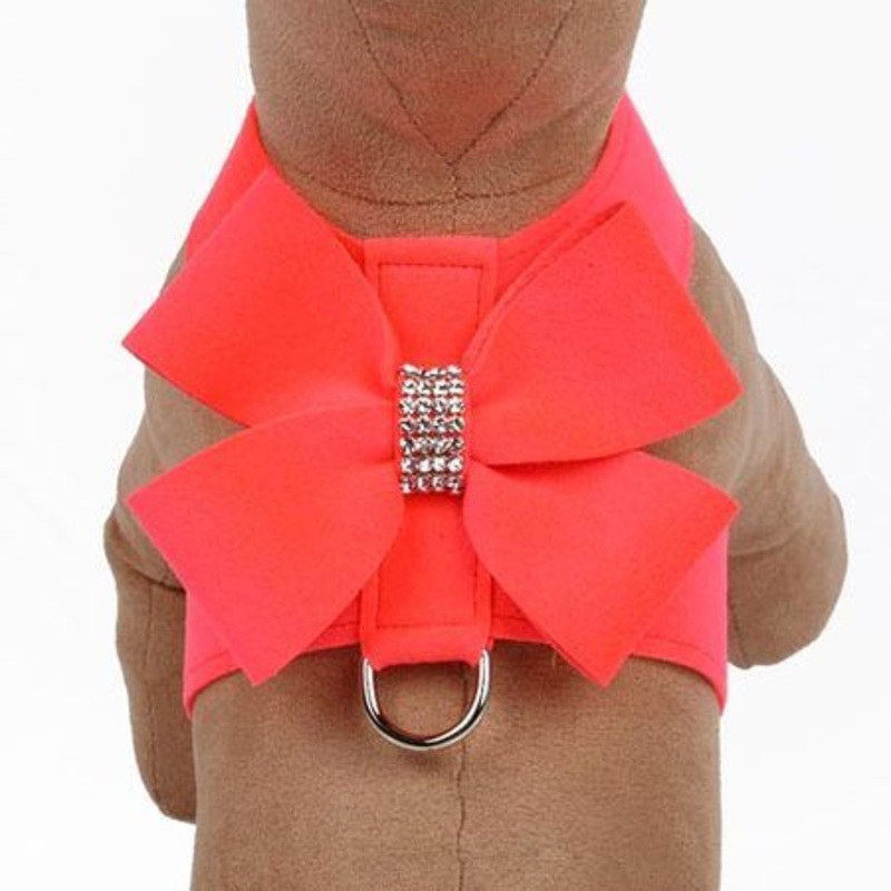 Nouveau Bow Tinkie Harness - Electric Pink
