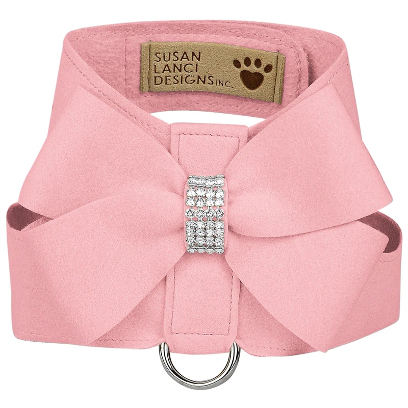 Nouveau Bow Tinkie Harness - Puppy Pink