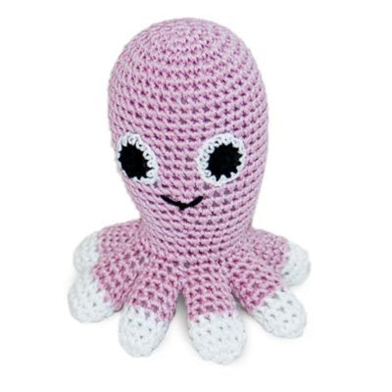 Octopus Knit Squeaker Toy